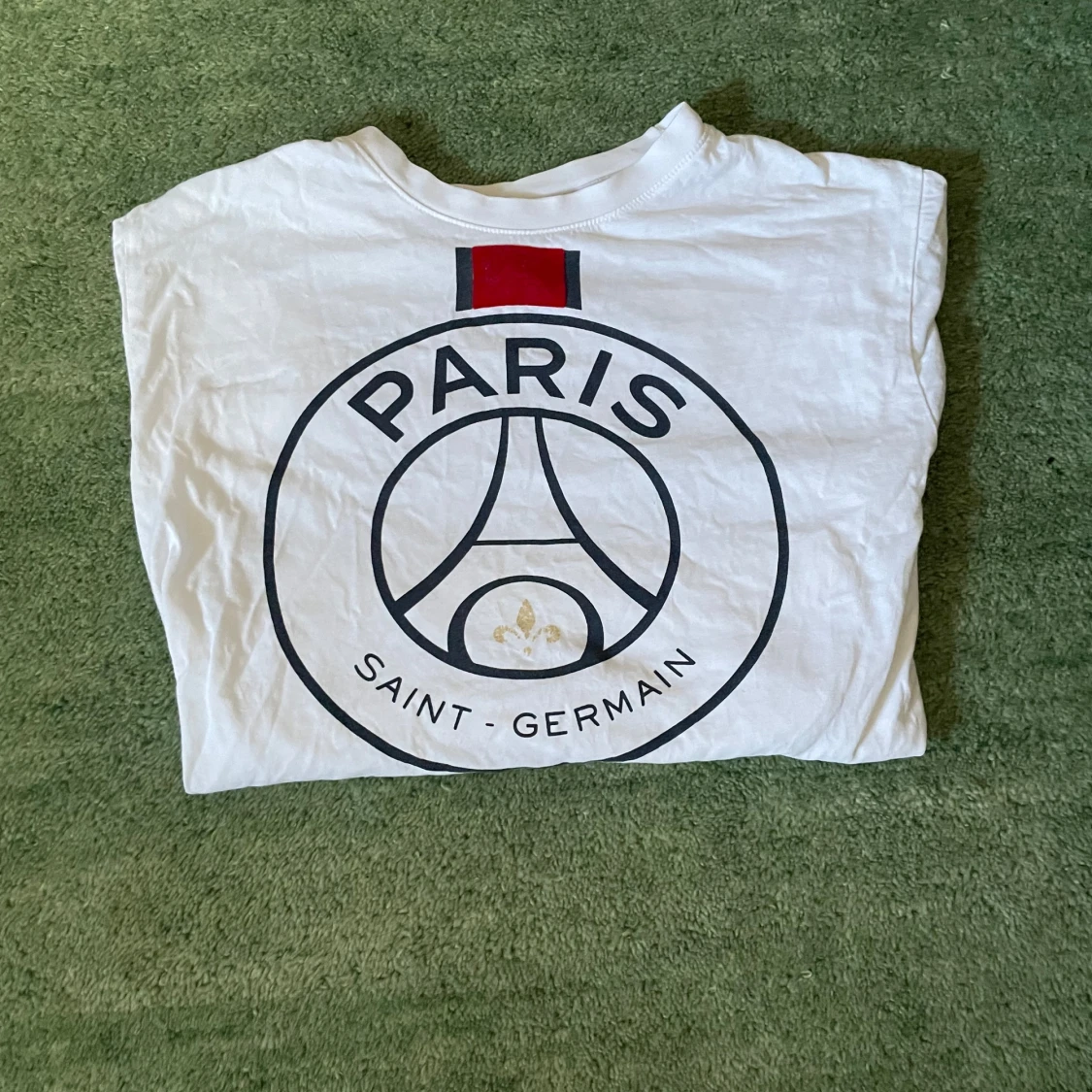 Vit PSG t-shirt med stor logga - 3