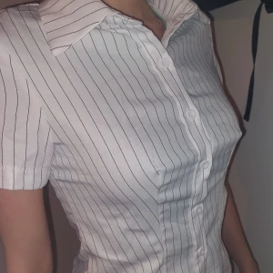 Figursydd skjorta från Shein - strl S - I mycket bra skick, använt denna två gånger. Material Polyester.