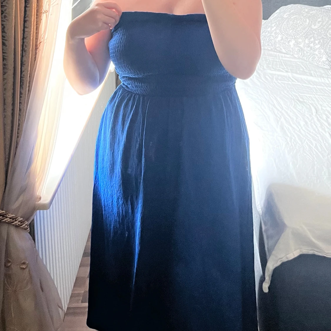 Marinblå  klänning