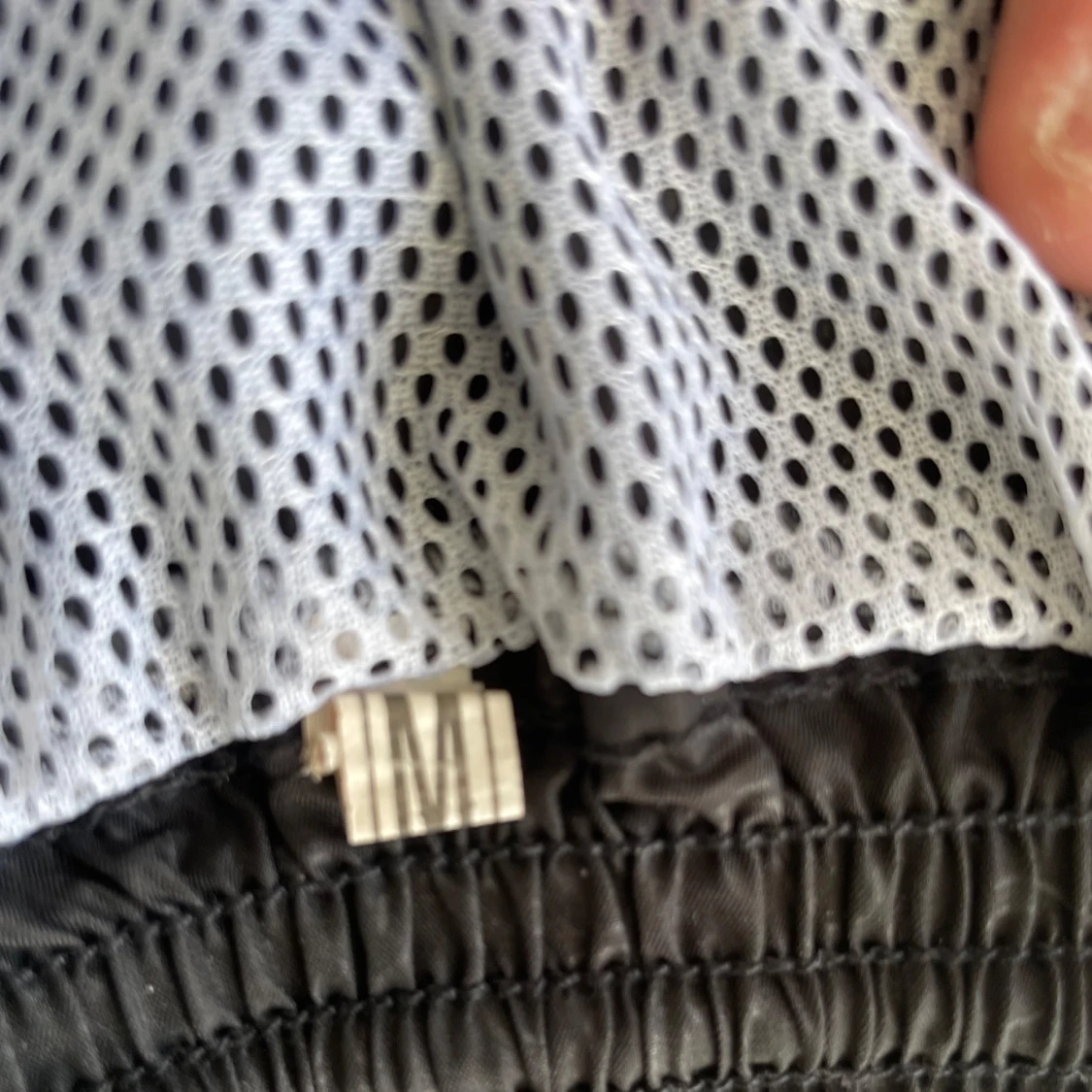 Svarta Nike shorts med snörning M - 1