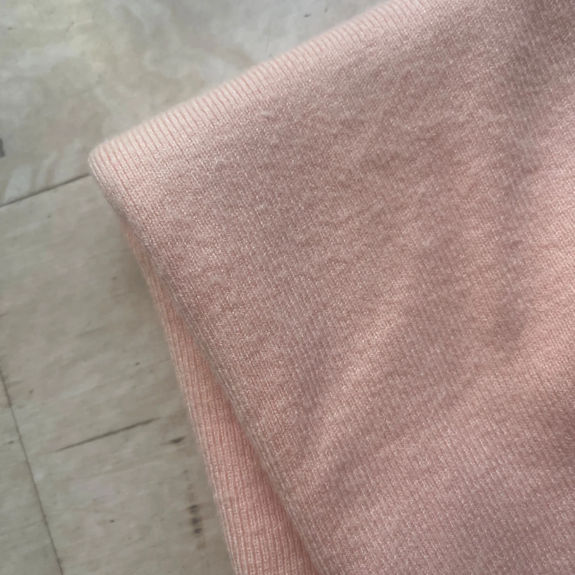 Orange rosa stickad topp från Zara - 2