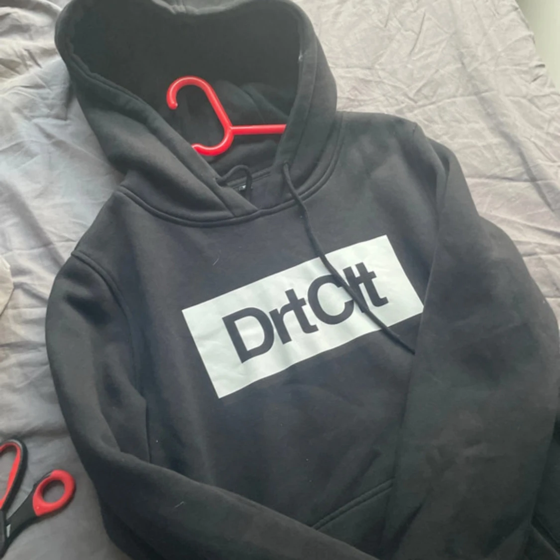 Svart hoodie DrtCtt XL