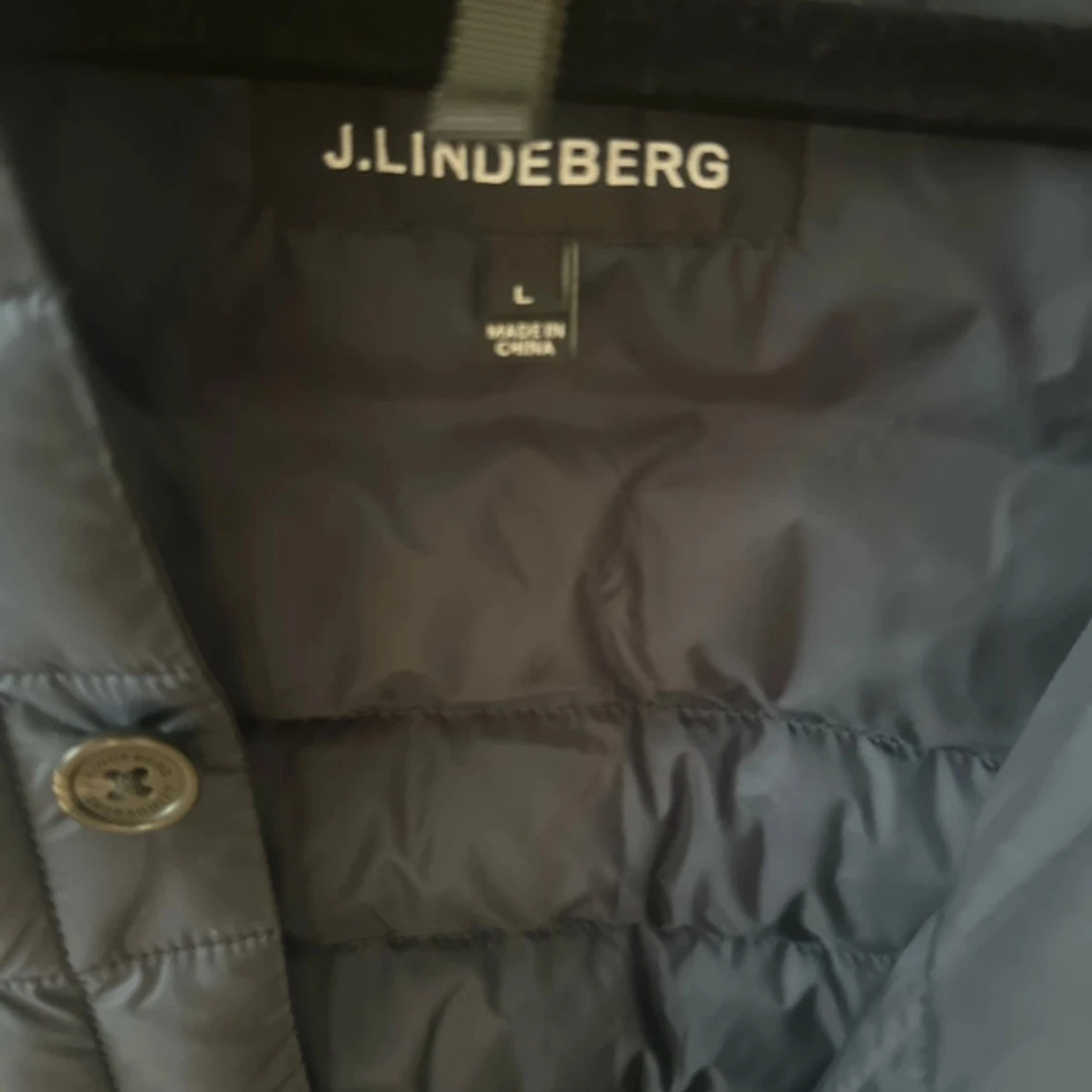 Mörkblå quiltad pufferjacka J.Lindeberg - 2