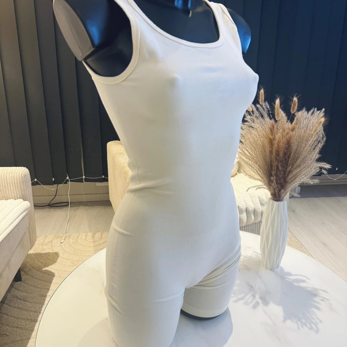 Beige ärmlös bodysuit - 2