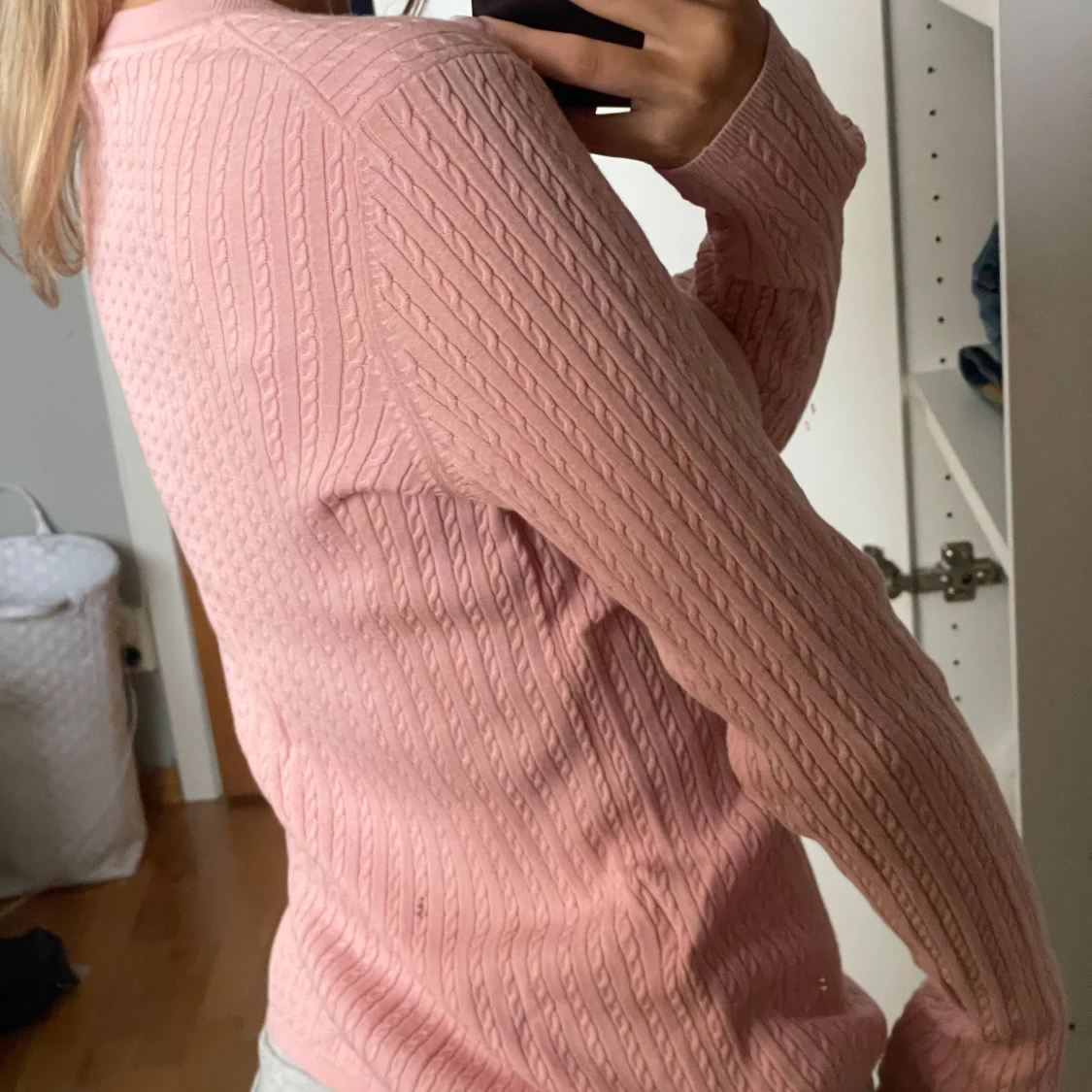 Rosa stickad tröja från Tommy Hilfiger - 3