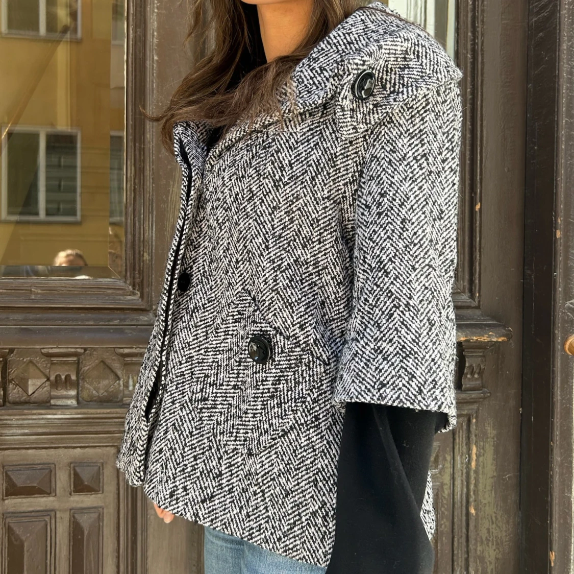 Trekvartsärmad kappa - 1