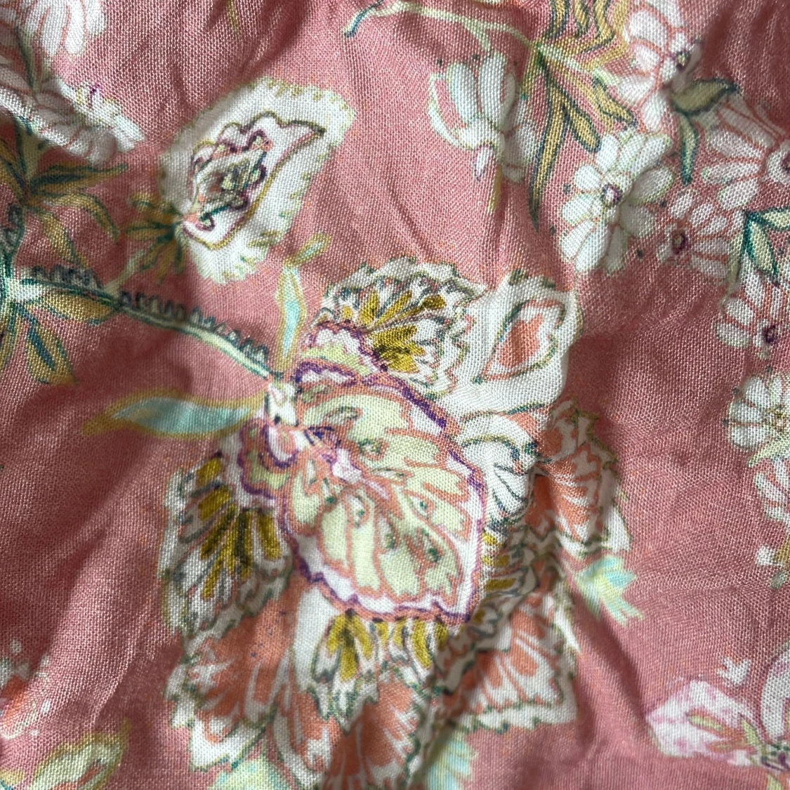 Blommig rosa långkjol från Marta - 2