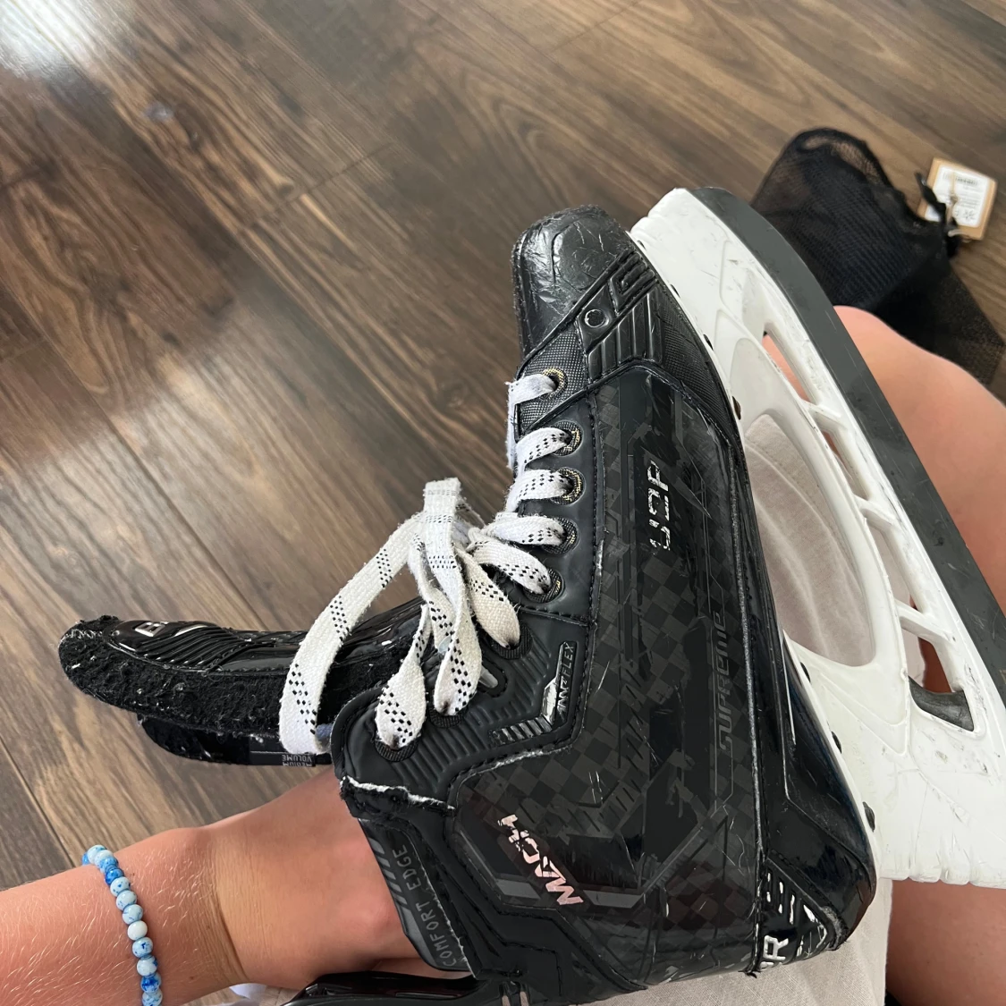 Bauer Supreme Mach skridskor svart/vit - 3