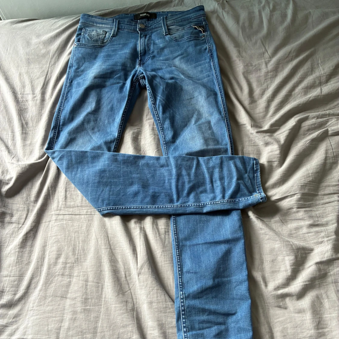 Feta nice blå replay jeans 30/34  - 1