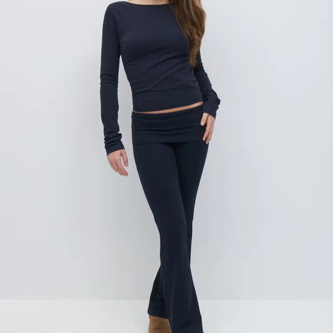 Mörkblå yoga pants