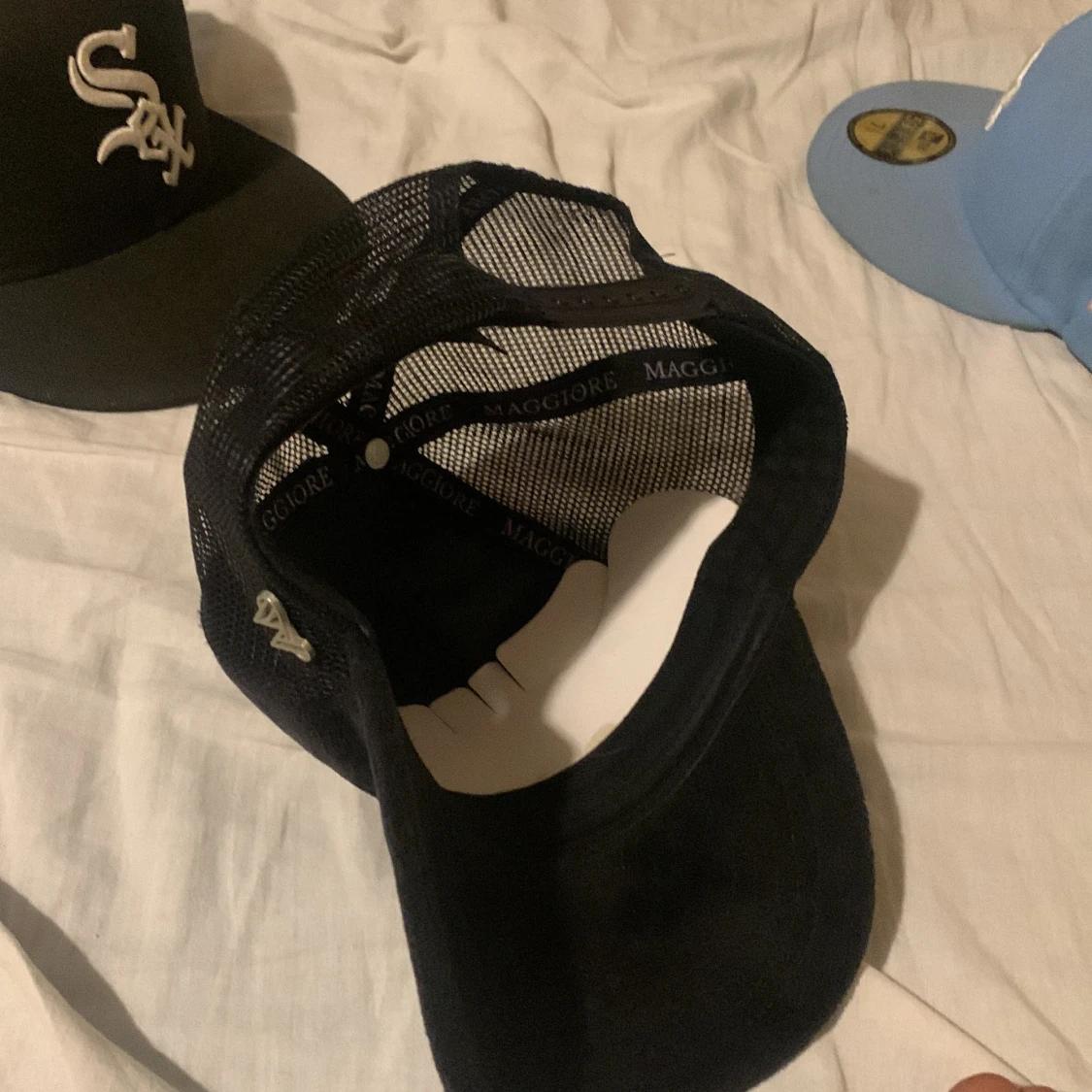 Svart truckerkeps Maggiore med print - 2