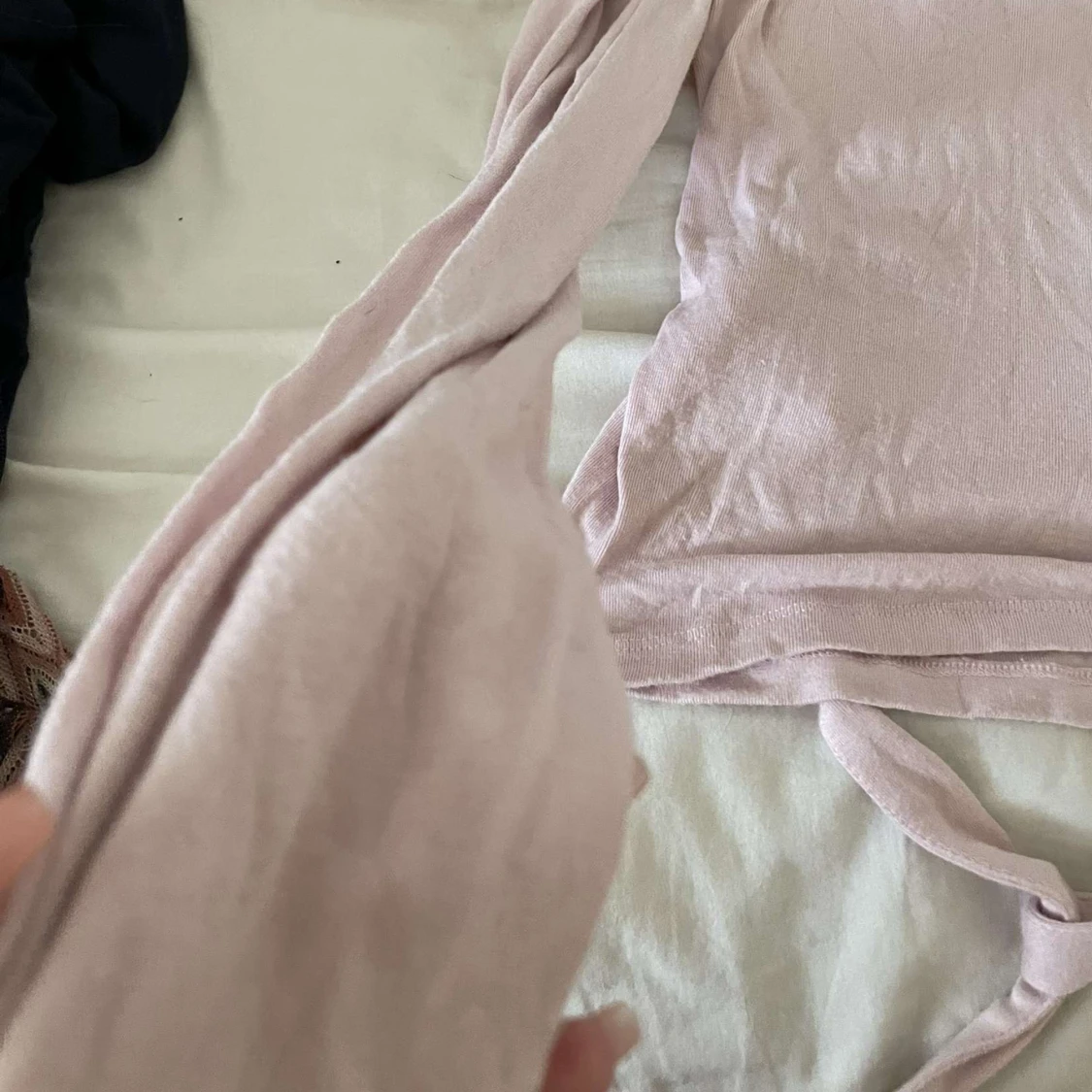 Ljusrosa omlottopp från 157, stl M - 2