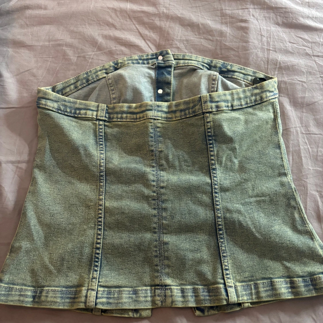 Jeans tubtopp från H&M  - 1