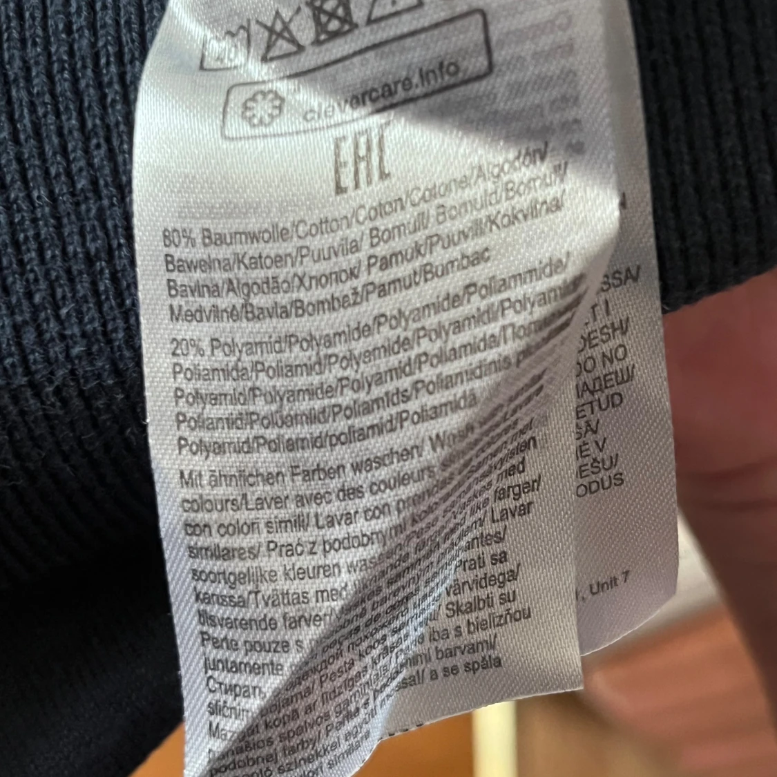 Mörkblå långärmad tröja Indicode - 2