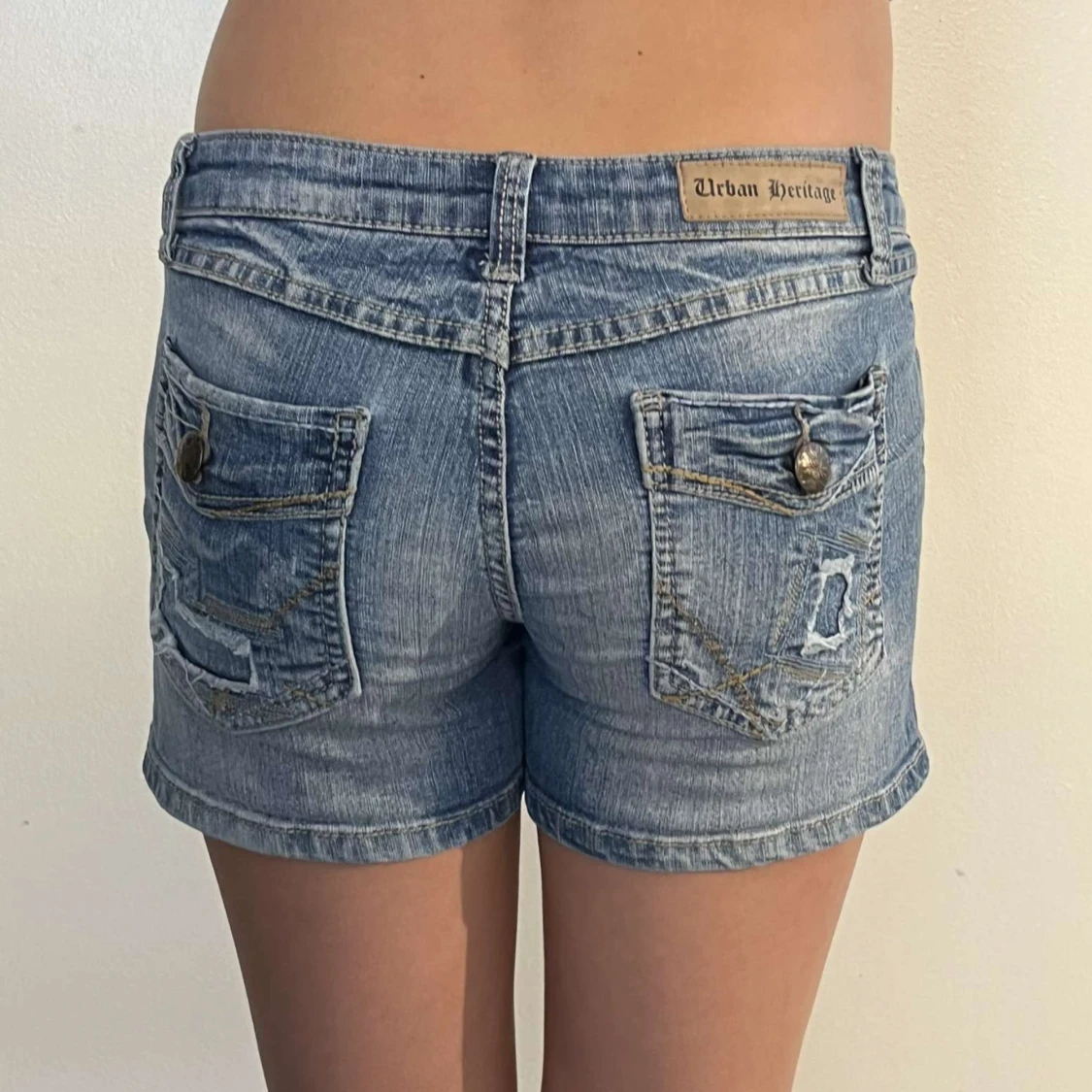 Blå jeansshorts 