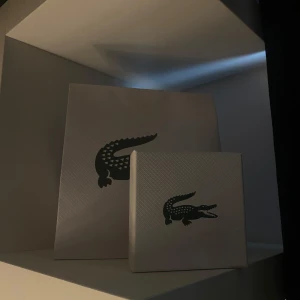 Guldigt armband från Lacoste - Supersnyggt armband från Lacoste i guldton med den ikoniska krokodilberlocken. Tunt och stilrent kedjearmband som kommer i originalask och med tygpåse. Perfekt accessoar för dig som gillar klassiska märken och vill ha något som sticker ut lite extra.