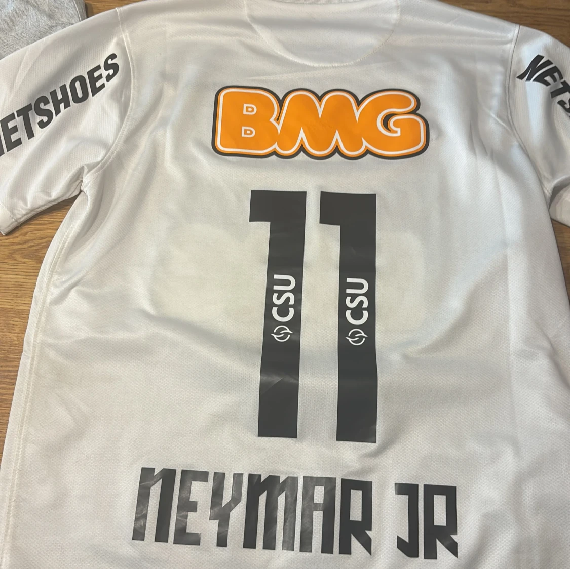 Vit Santos Neymar Jr matchtröja Nike S - 2
