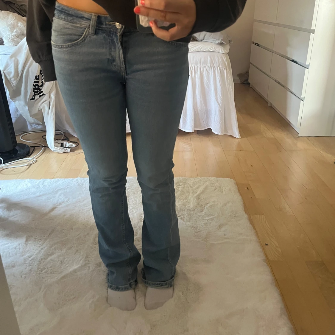 Lågmidjade blå jeans - 1