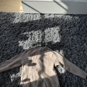 Beige tröja från GANT - Säljer en stilren beige tröja från GANT. Perfekt för en avslappnad och snygg look. Tröjan har långa ärmar och en klassisk rund halsringning. Den har krympt i tvätten, de står M i den men skulle säga ett den är mer åt S/xs hållet nu