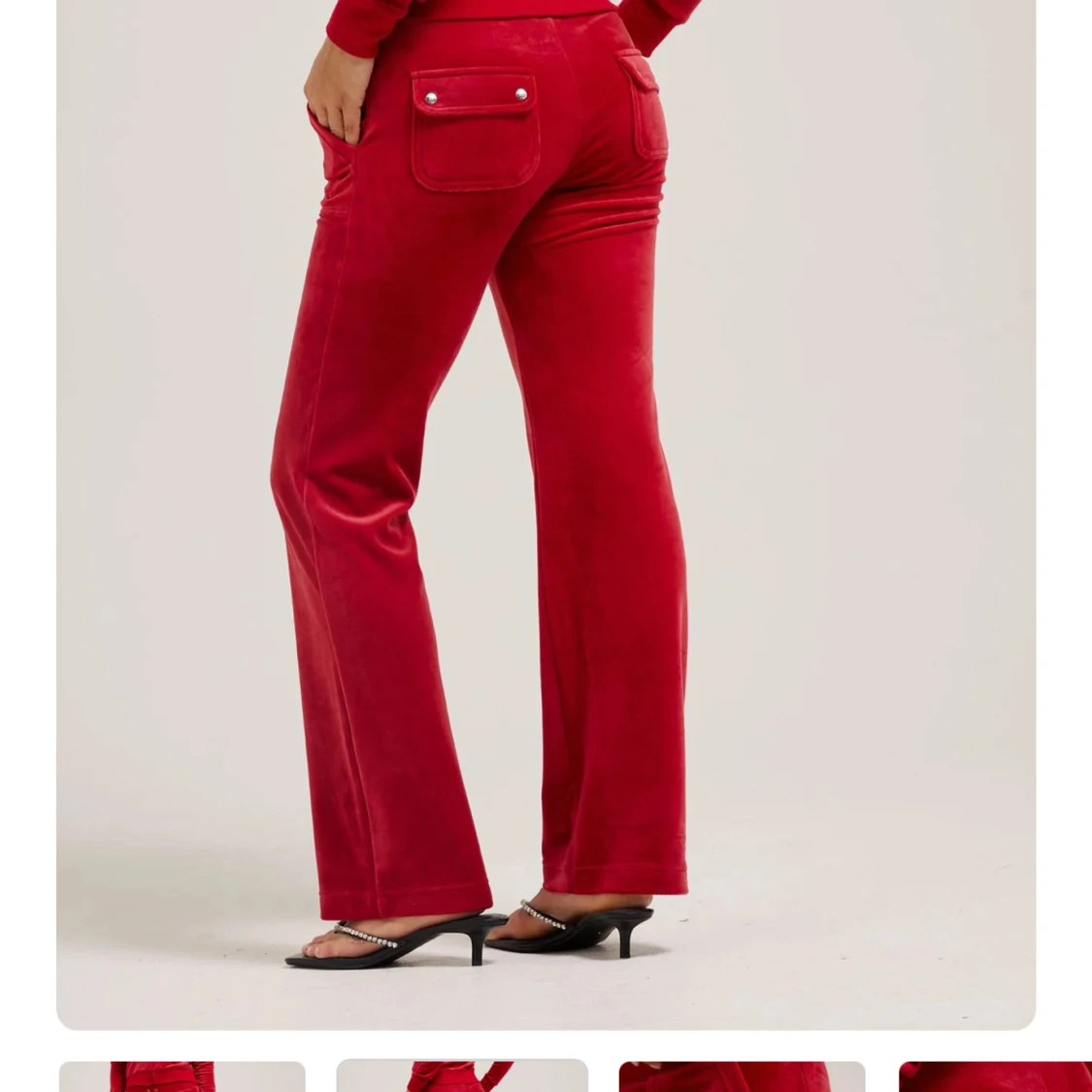 Röda juciy byxor - 1