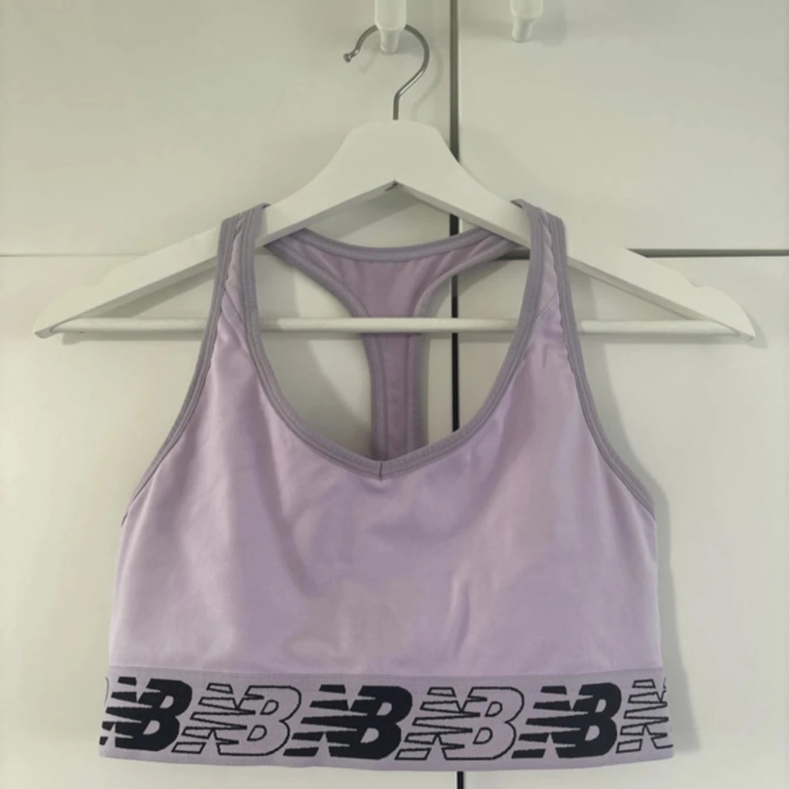 Two new balance sports bras (purple and mint)