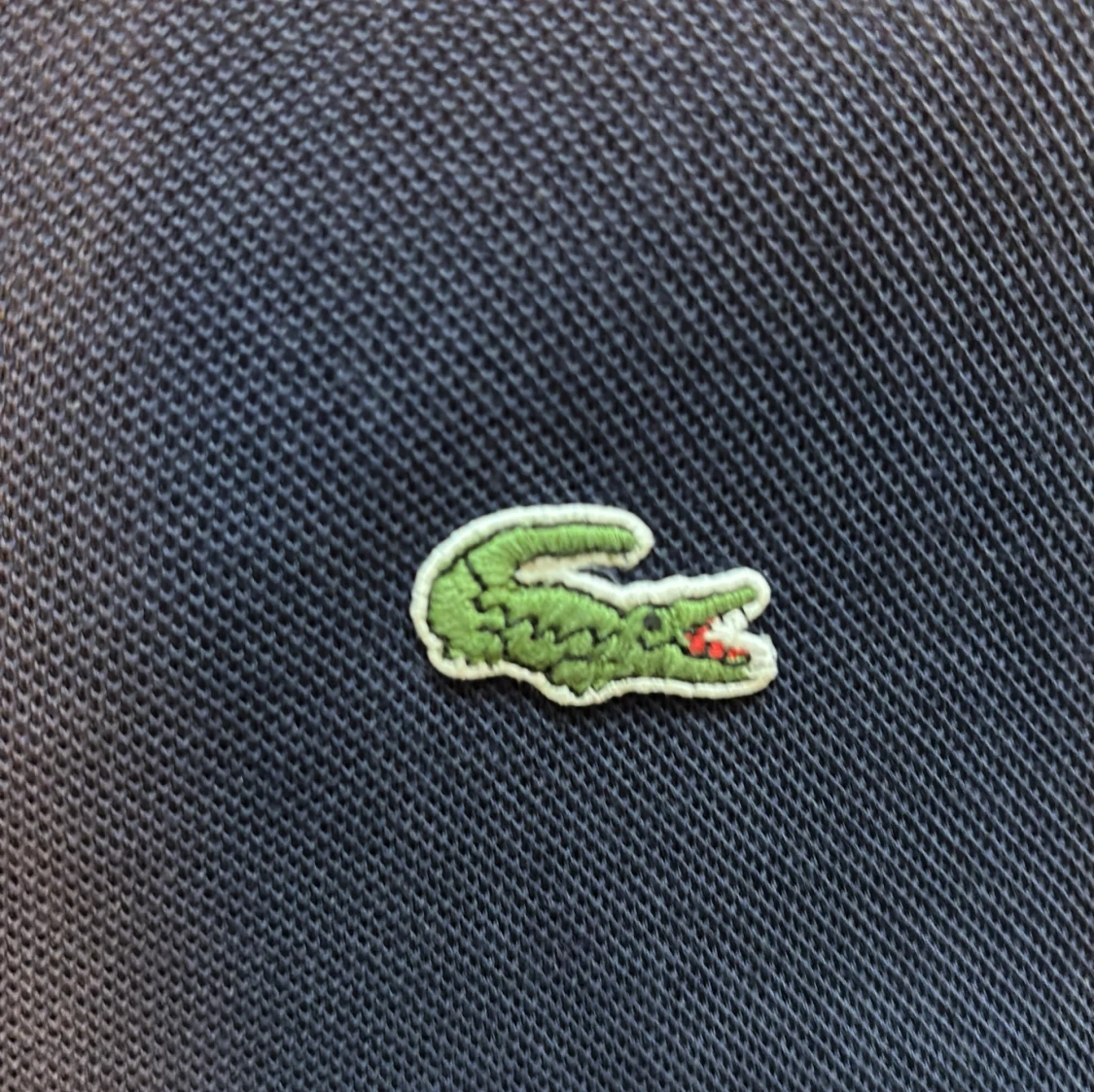 Marinblå pikétröja från Lacoste - 3