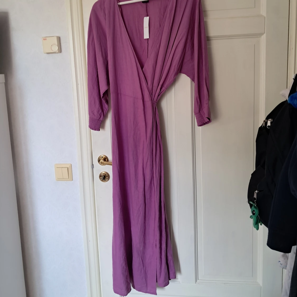 Lila omlottklänning S - 1