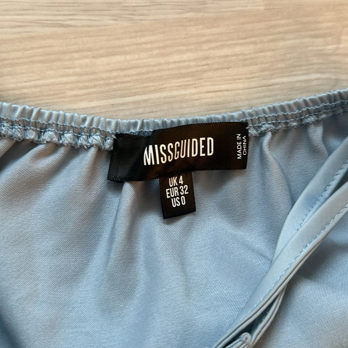 Ljusblå långklänning från Missguided - 3
