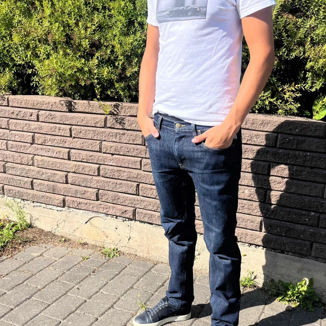 Mörkblå jeans från Lee - 2