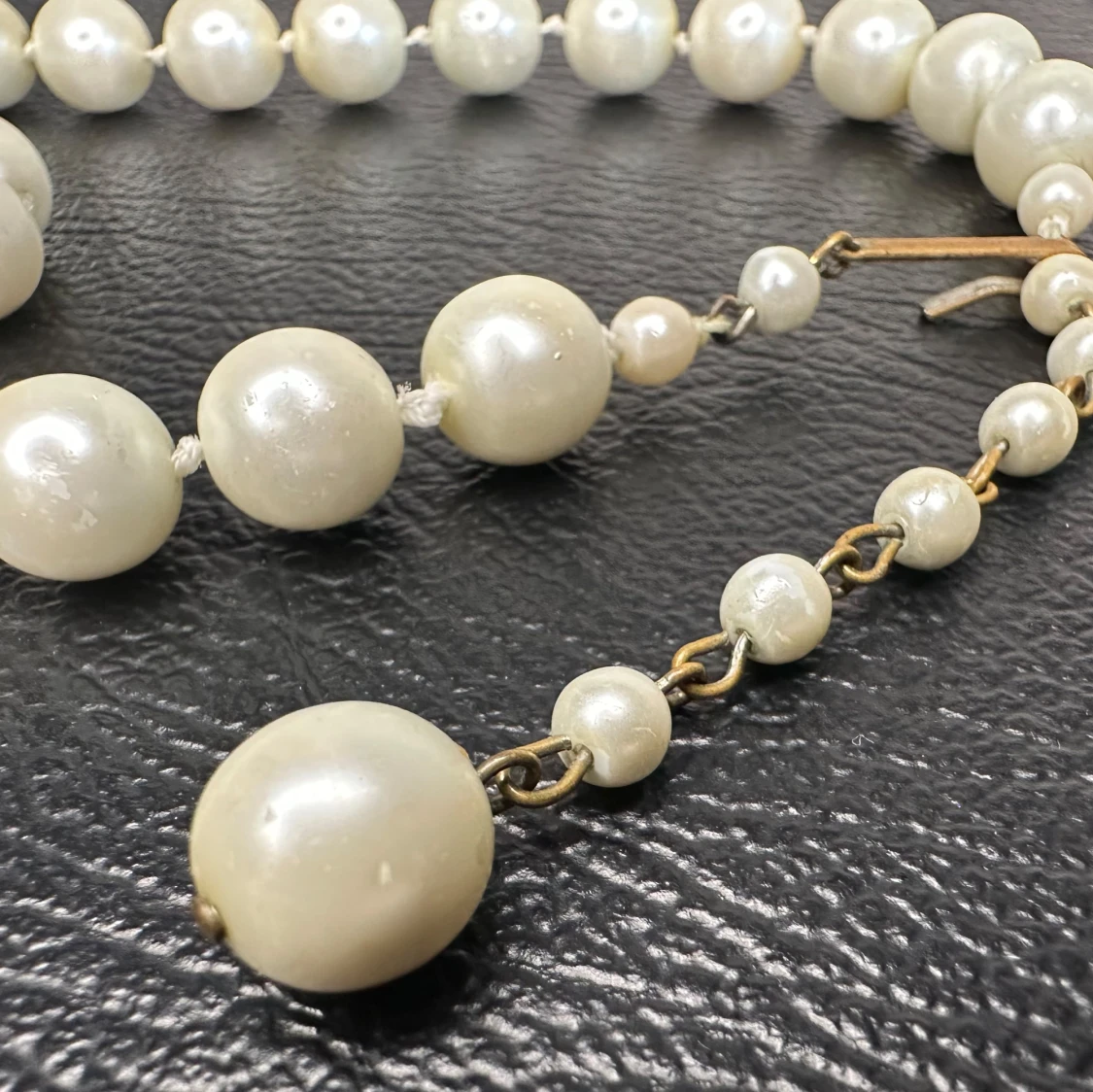 Vintage pärlhalsband – Klassisk Hollywoodglamour från 50-tal/60-tal - 3