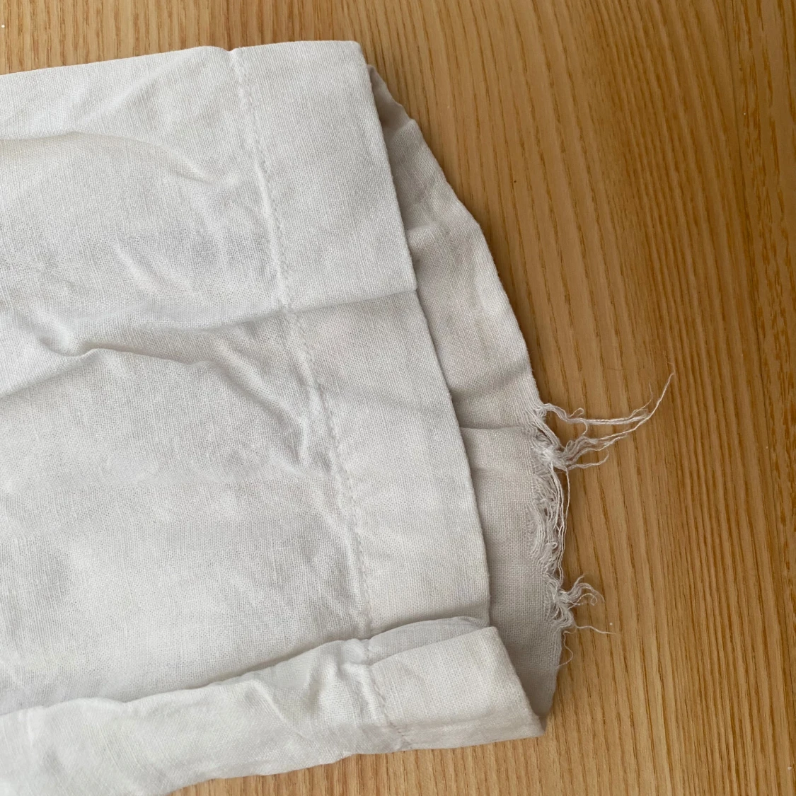 Vita linnebyxor med raka ben - 1