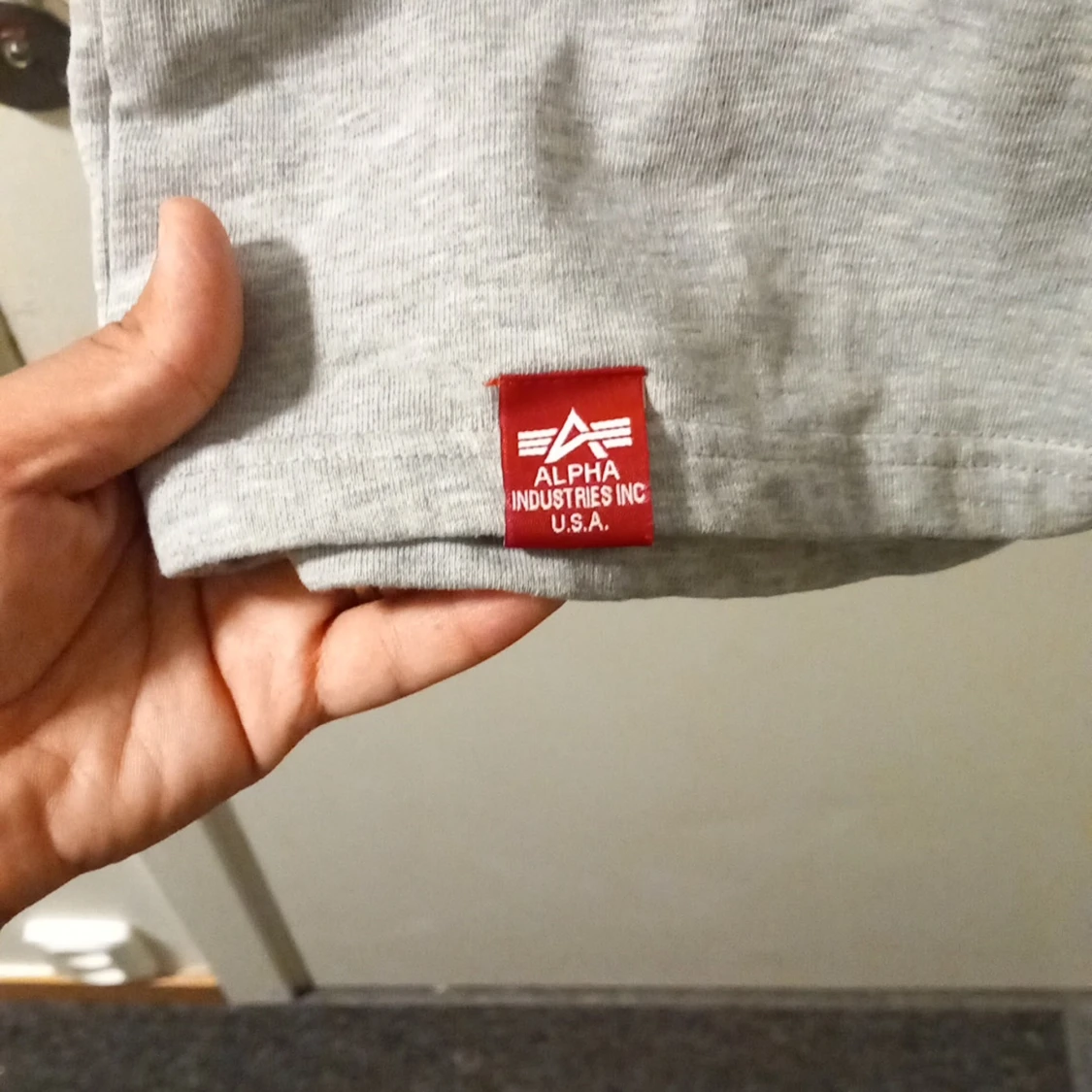 Grå ärmlös hoodie Alpha Industries - 4