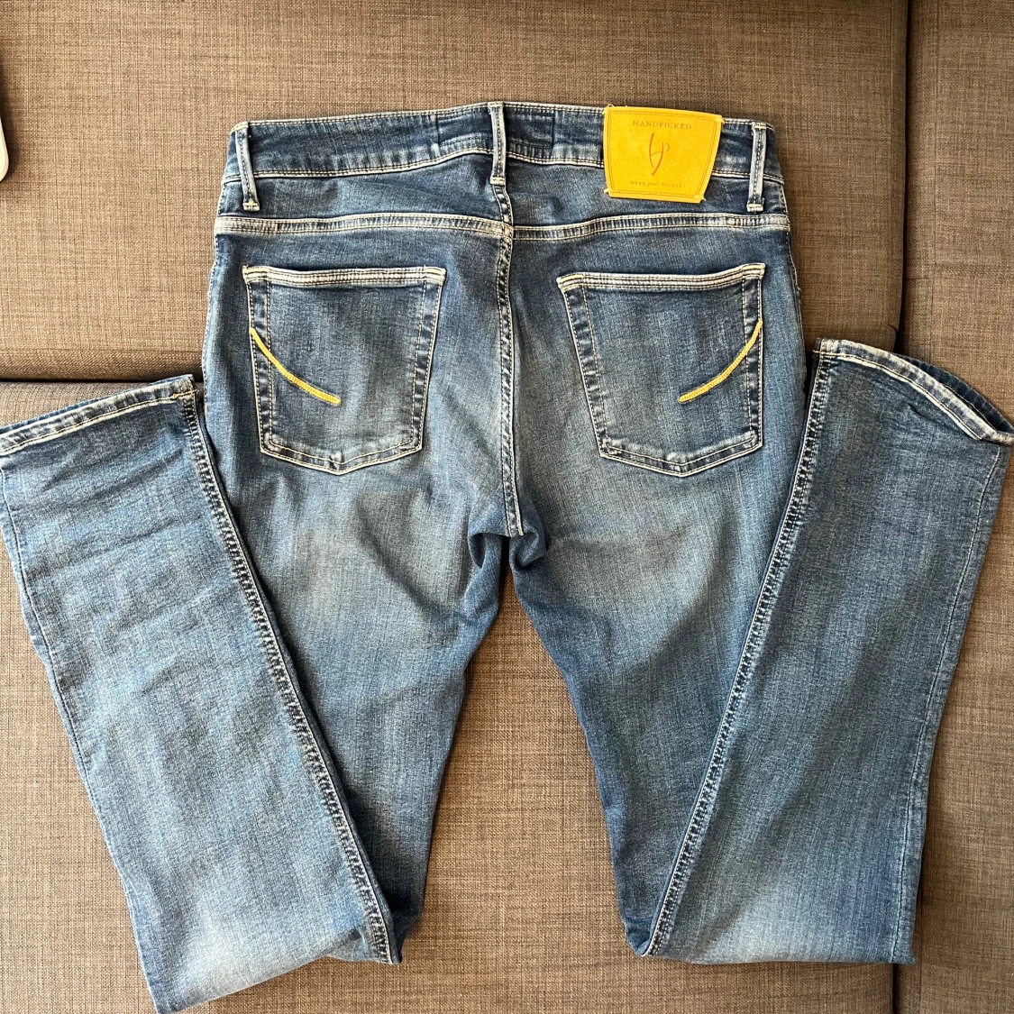 Handpicked blå jeans