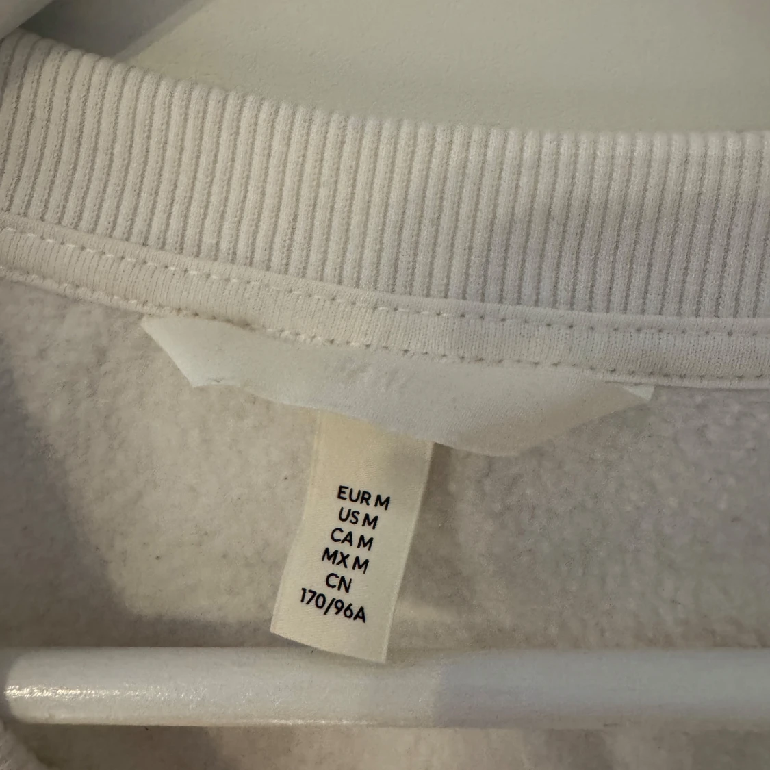 Vit sweatshirt i bomull - 2