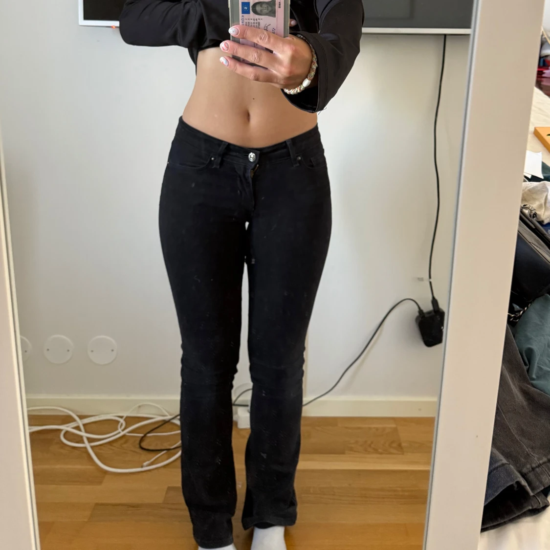 Levis bootcut jeans 715 lågmidjade