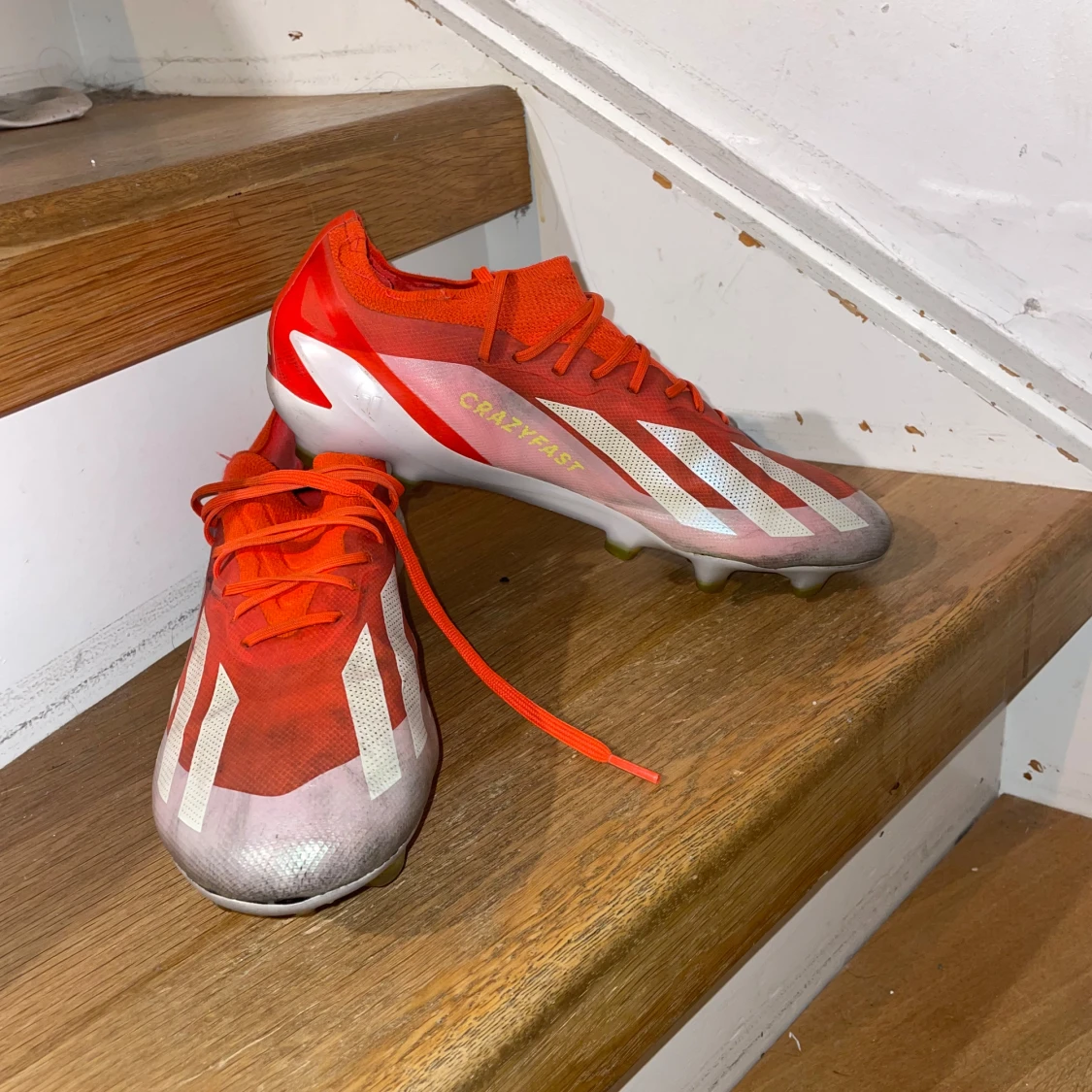 Adidas Crazyfast röda fotbollsskor - 2