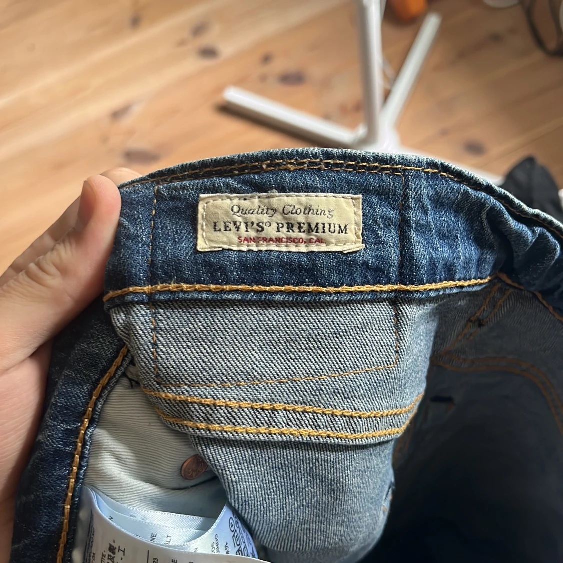 Levi's Premium blå jeans slim/straight fit - 2