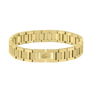 Lacoste guld armband  - Hej säljer min Lacoste armband Bara testat ett par gånger, fortfarande i nyskick.Kommer med originalask och påse.Snygg, stilren modell med Lacoste-logga – perfekt till både vardag och fest. Köpt för 1100  sommaren 2024 