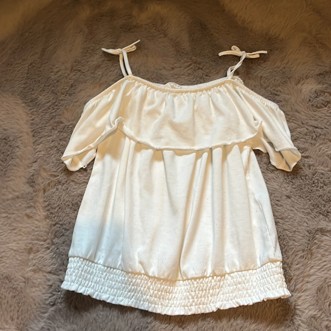 Vit blus-linne från HM