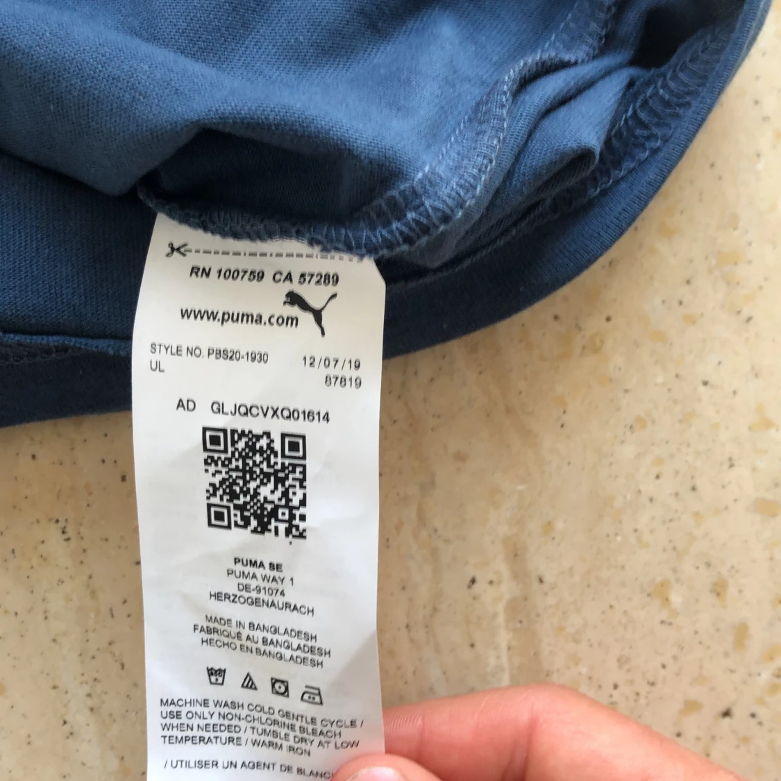 Blå ärmlös linnetopp från Puma - 4