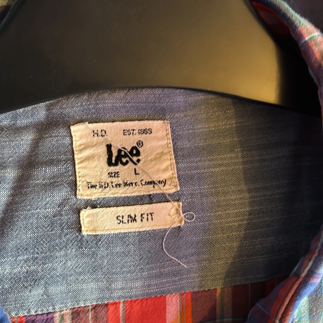 Rutig kortärmad skjorta från Lee - 3