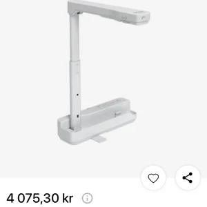 Dokumentkamera Epson - Ny dokumentkamera medföljande väska. Aldrig använd. Nypris 4000