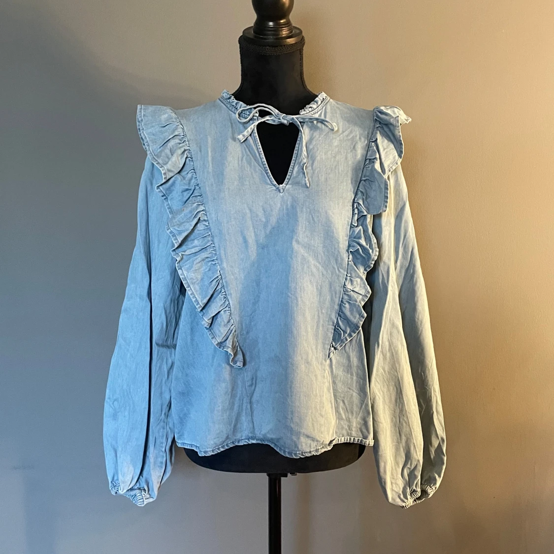 Blå blus från Kappahl