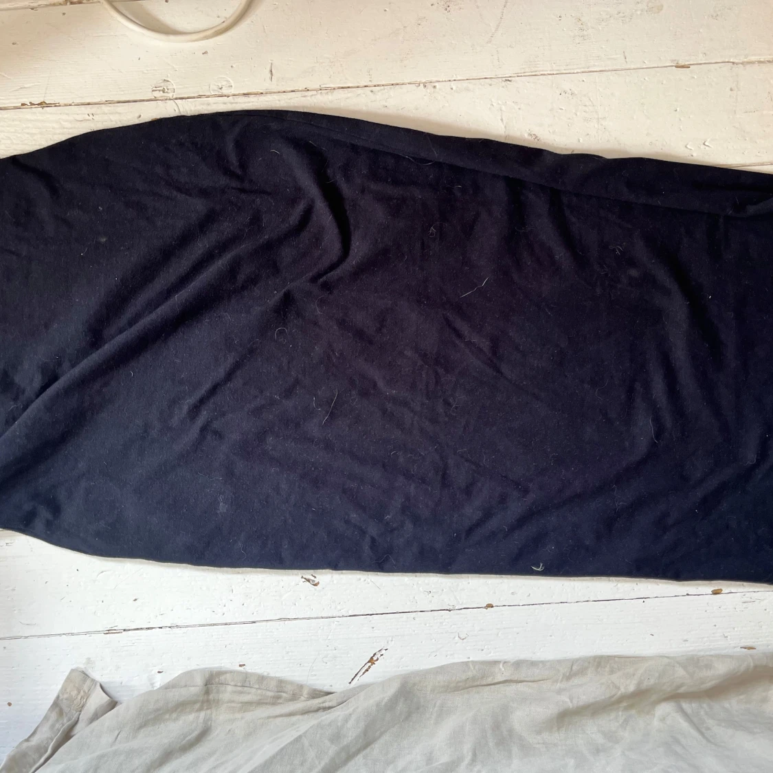 Svart långkjol i bomull - 1