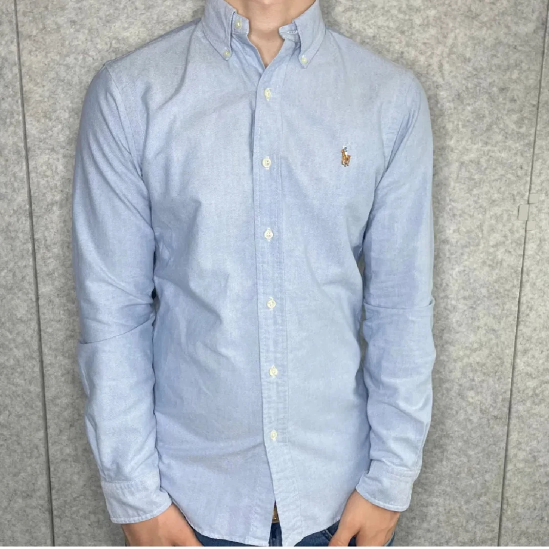 Ljusblå skjorta från Ralph Lauren M - 1