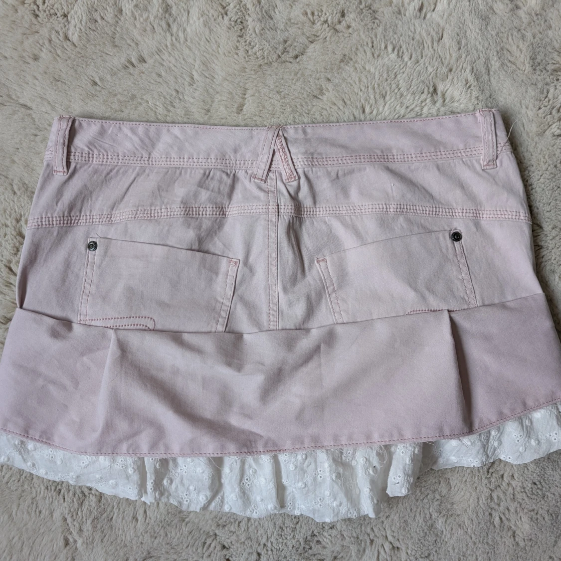 Egen sydd Ljusrosa volangkjol  - 2