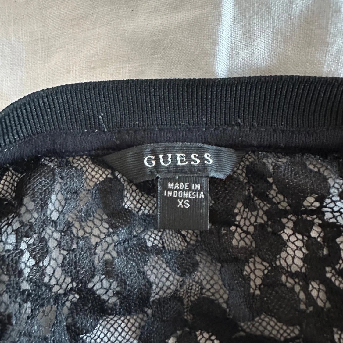 Svart spetsblus  - 3