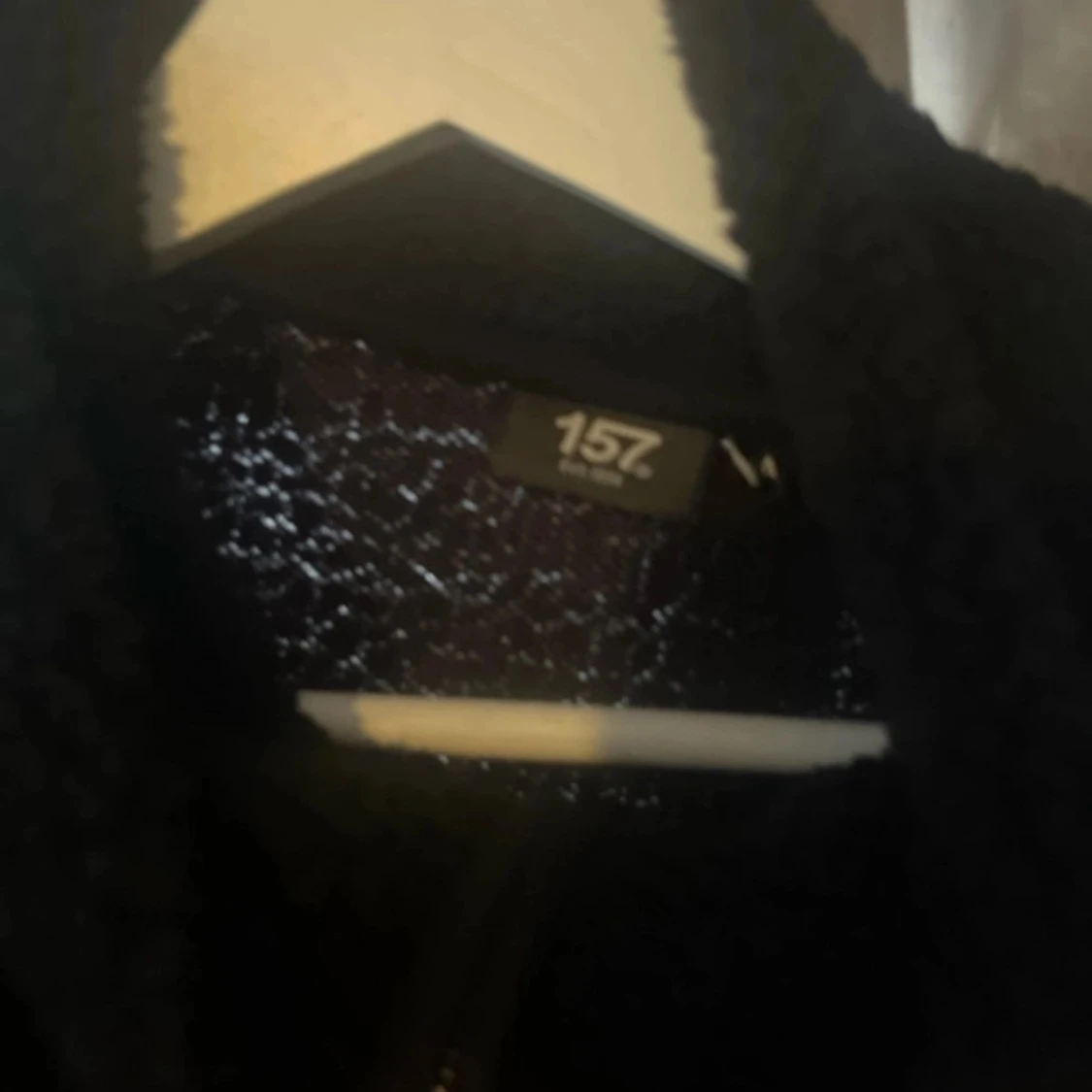 Svart teddy jacka - 93