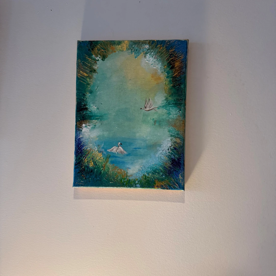 Swanlake målning - 2