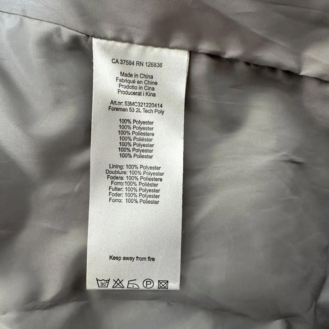 Olivgrön Foreman vindjacka från J.Lindeberg - 4